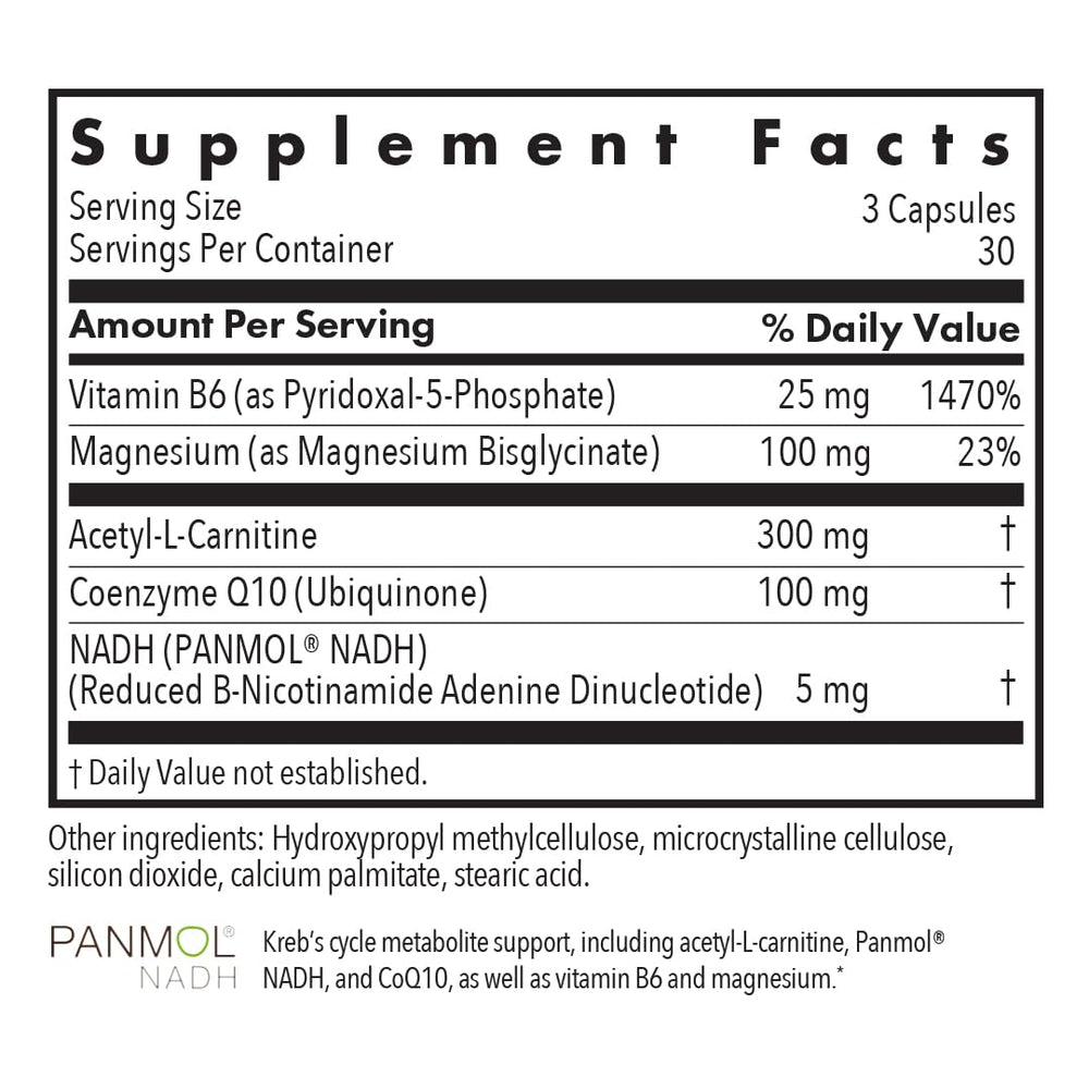 Allergy Research Group acetyl-L-carnitine capsules highlight energy metabolism support.
