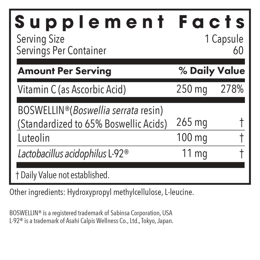 Allergy Research Group Aller-Aid L92 capsules ready for twice-daily use.