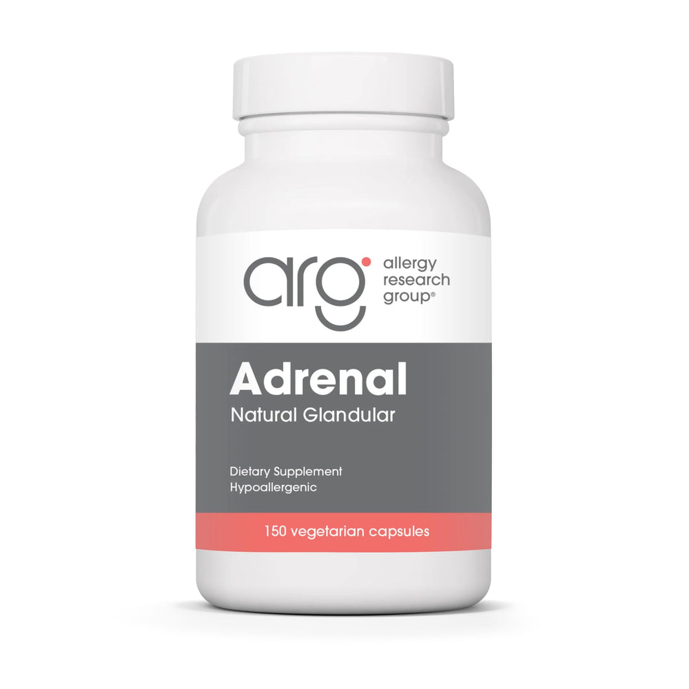 Allergy Research Group ARG Adrenal Cortex bottle for daily adrenal support and balance