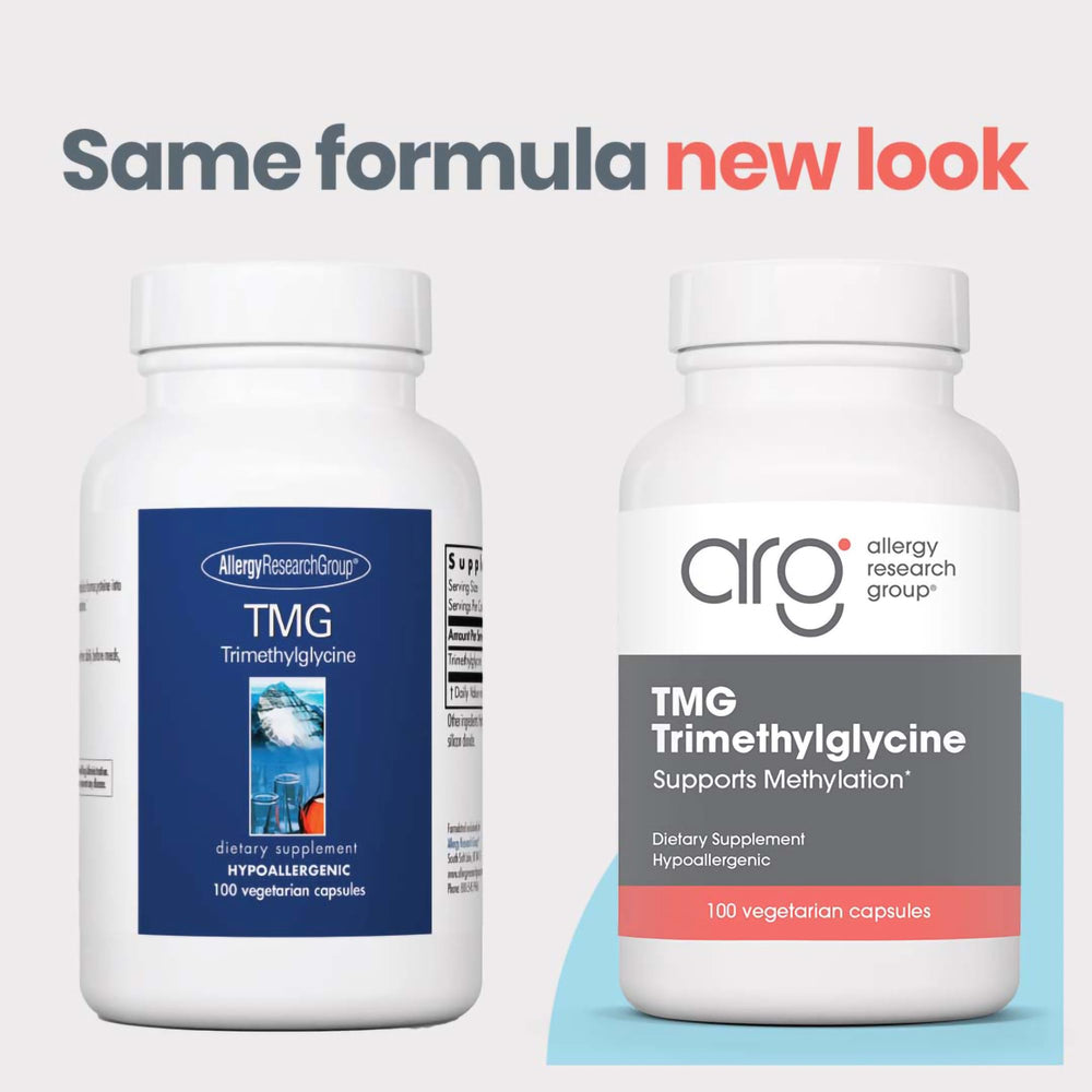 ARG TMG capsules ready for daily supplementation routine