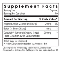 Allergy Research Group CurcuWIN capsules highlighting enhanced bioavailability