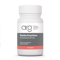 Allergy Research Group Delta-Fraction Tocotrienols bottle for daily use.