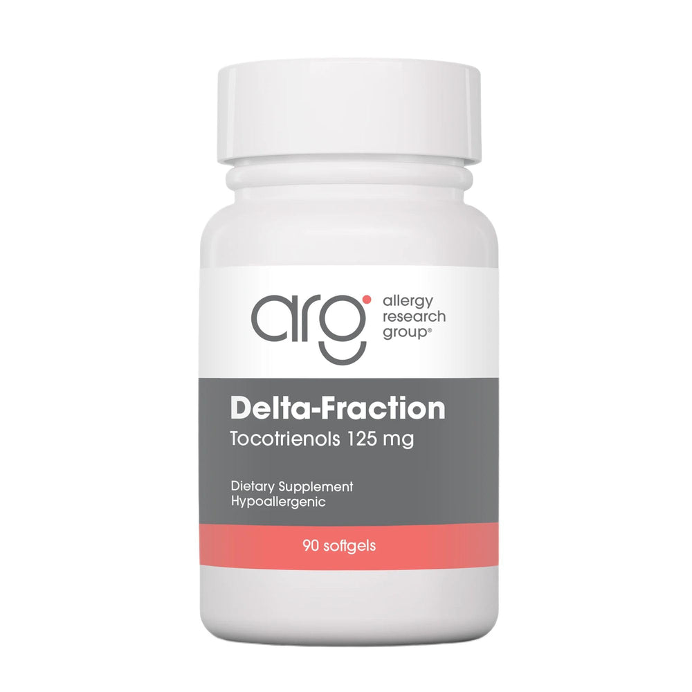 Allergy Research Group Delta-Fraction Tocotrienols softgel bottle may support endothelial health.