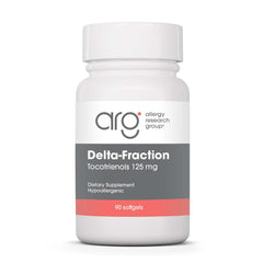 All Allergy Research Group Delta-Fraction Tocotrienols softgel bottle for daily use.