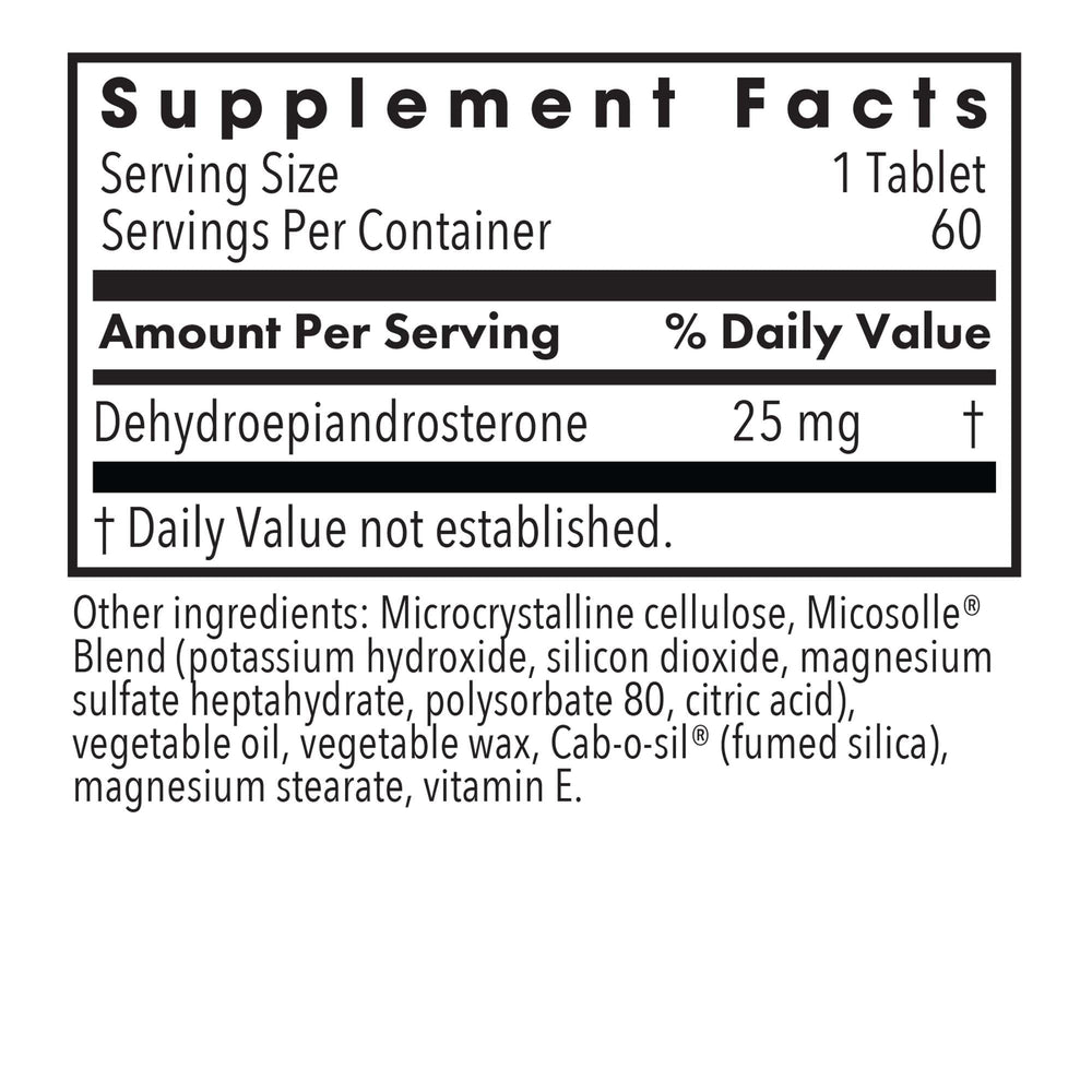 ARG DHEA tablets, scored for flexible dosing and ease of use