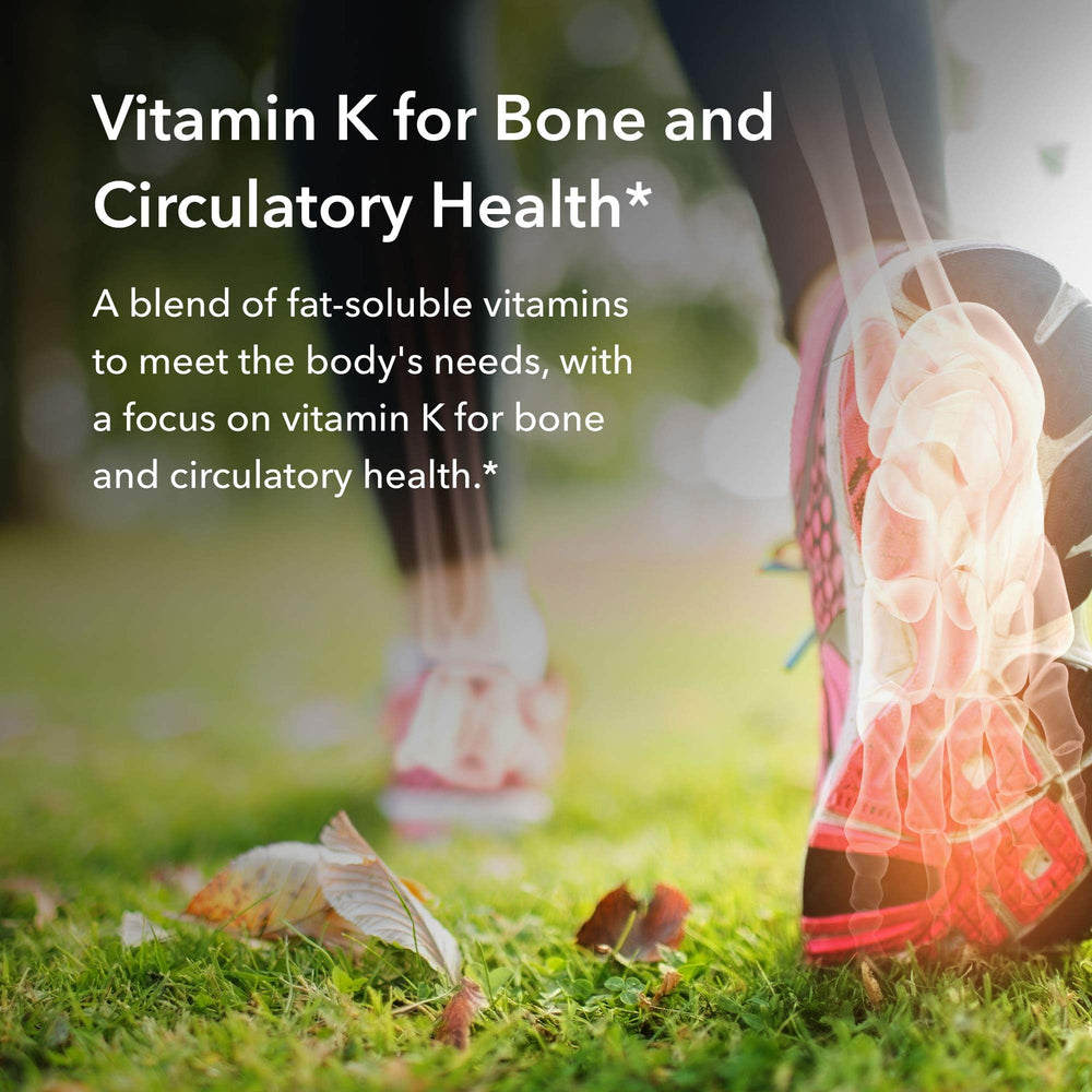 Allergy Research Group Full Spectrum Vitamin K label highlighting K1, MK-4, MK-7 and co-nutrients