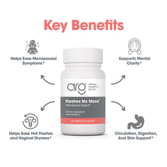 Allergy Research Group gravinol grape seed extract illustration emphasizing antioxidant blend