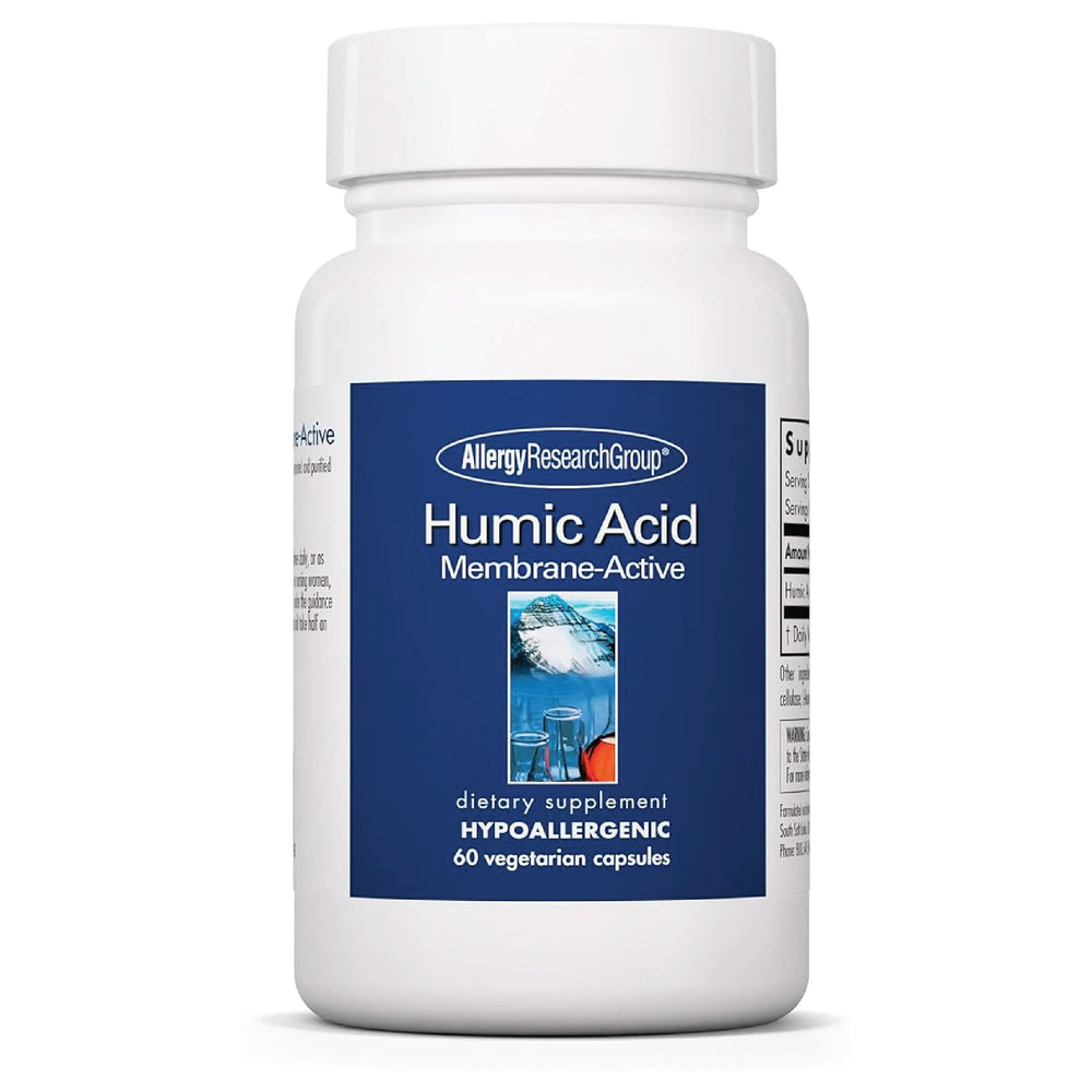 Allergy Research Group Humic Acid bottle front for daily immune support.
