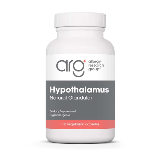 Allergy Research Group hypothalamus supplement bottle front highlighting endocrine support