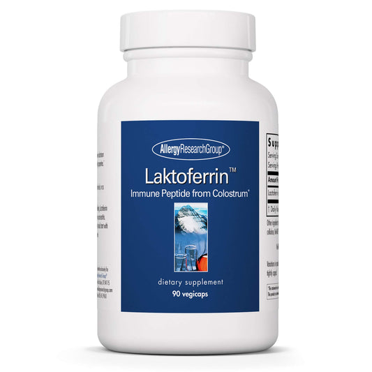 Allergy Research Group Laktoferrin bottle front for everyday immune support.