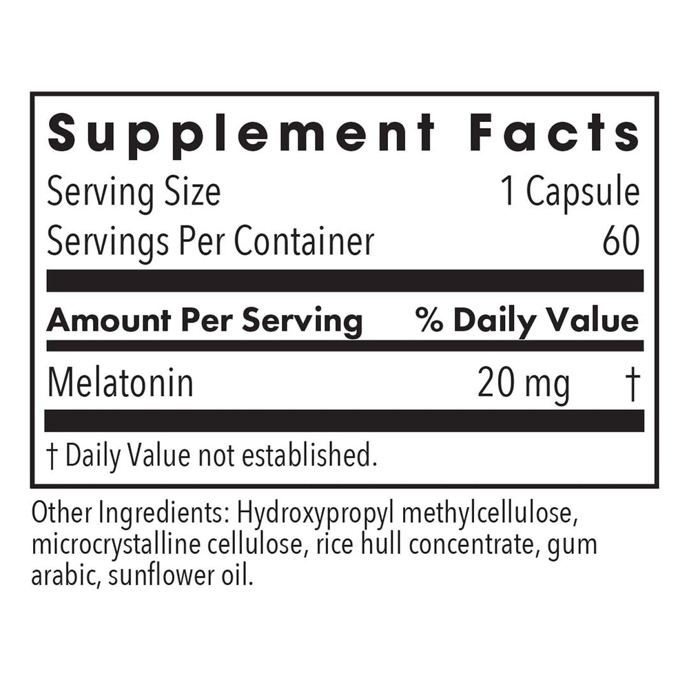 Allergy Research Group Melatonin stability matrix illustration highlighting enhanced absorption