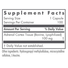 Capsules close-up of Nutricology Adrenal Support for steady daily dosage.