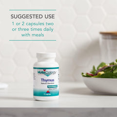 Lyophilized thymus powder preserving bioactivity in Nutricology supplement