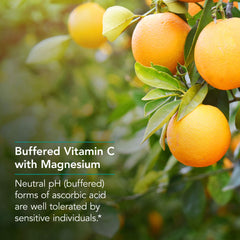NutriCology Magnesium Ascorbate label close-up showing purity and allergen-free formulation