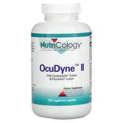 Allergy Research Group Nutricology Ocudyne II Vegicaps bottle for herbal multivitamin support.