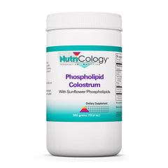 Allergy Research Group Nutricology phospholipid colostrum powder jar supports daily vitality