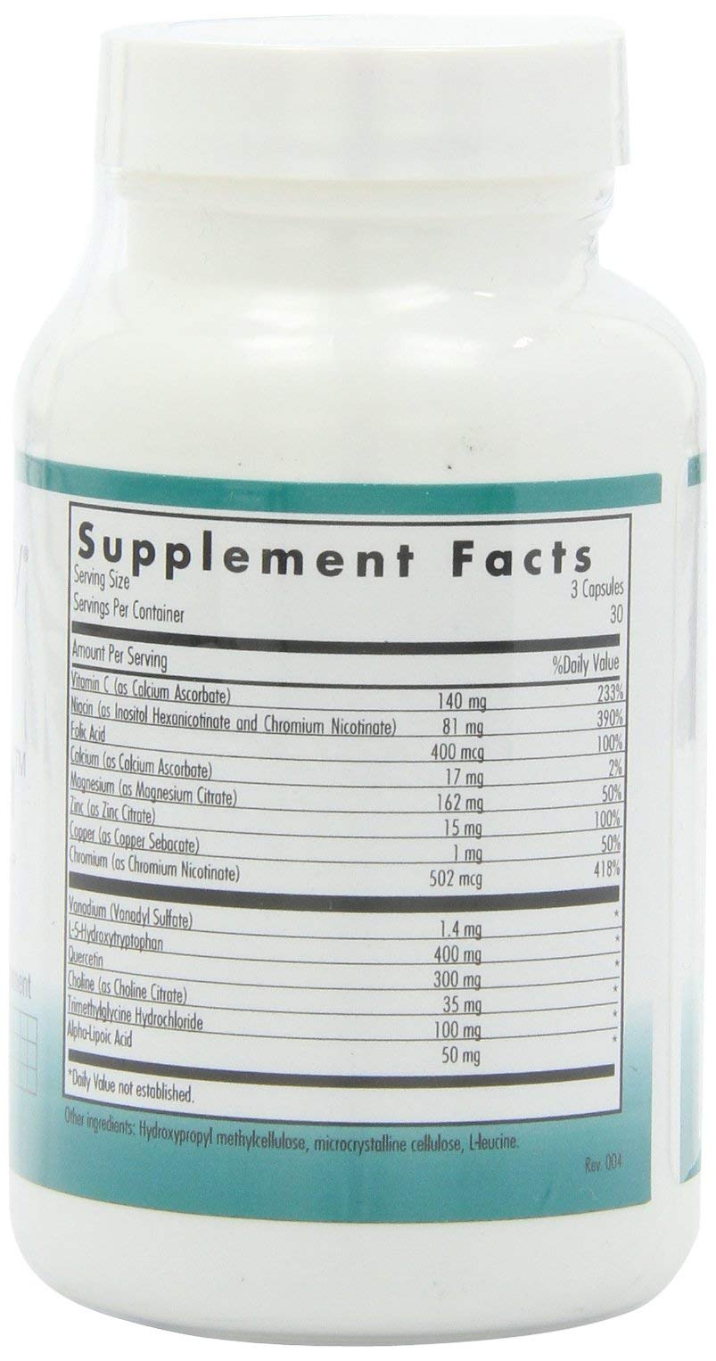 Nutricology Seratonin label close-up showing 5-HTP and nutrients for neurotransmitter balance