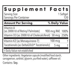 Allergy Research Group Vitamin D3 Complete label closeup highlights formulation balance and ingredients.