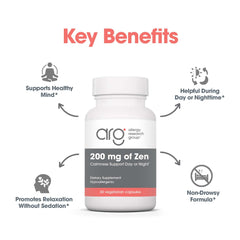 Allergy Research Group Zen label highlights premium purity and allergen-free standards for trust