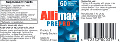 Allimax PrePro capsules in blister pack with enzyme blend for digestion