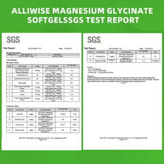 Alliwise magnesium glycinate bottle label conveys trusted mineral support for daily use.