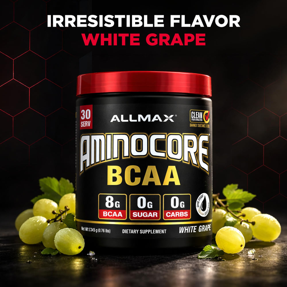 ALLMAX AMINOCORE gluten-free option for active lifestyles.
