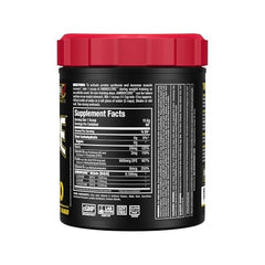 ALLMAX AMINOCORE pineapple mango flavor powder in a shaker for pre-workout
