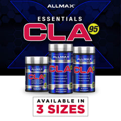 ALLMAX CLA95 label design shows ingredients and serving information