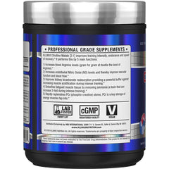 ALLMAX Essentials Citrulline Malate 2:1 scoop beside a bottle for convenient on-the-go energy.