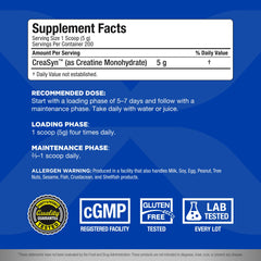 ALLMAX Essentials Creatine micronized powder dissolves quickly for smooth drinks.