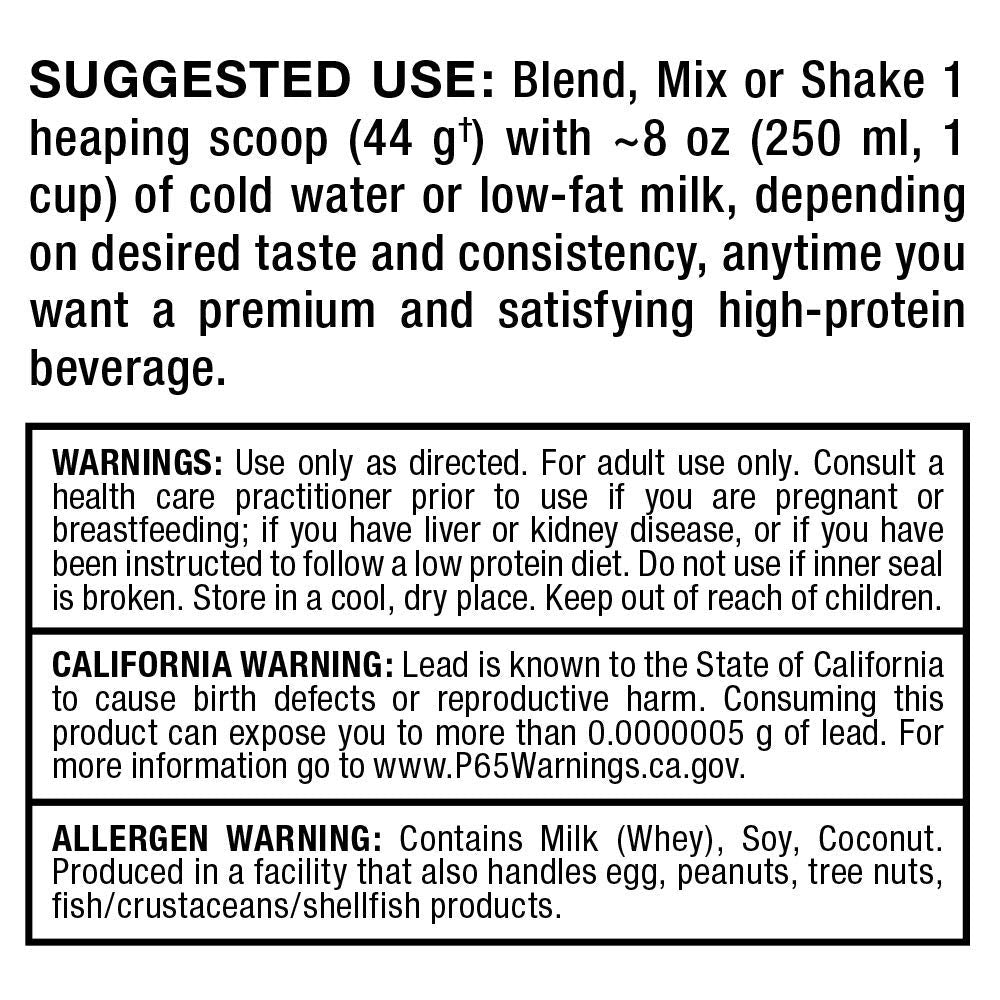 Shake with banana idea for flavor and protein.
