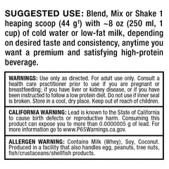 Shake with banana idea for flavor and protein.