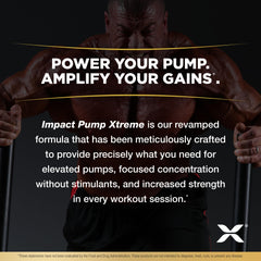 ALLMAX Impact Pump Xtreme blue raspberry powder ready to mix into water quickly