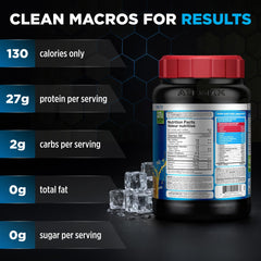 ALLMAX ISOFLEX Chiller glass featuring a refreshing citrus peach shake.