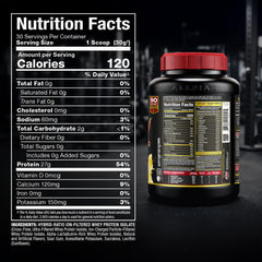 ALLMAX ISOFLEX ingredients panel showing clean formulation