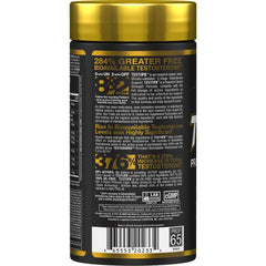 ALLMAX TestOFX scoop with label showing caffeine and amino blend.