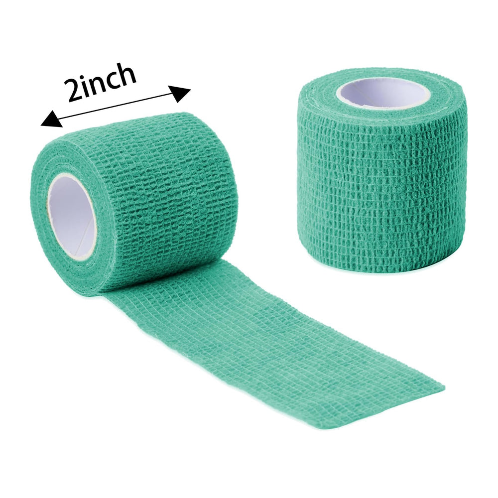 Allruyee 2-inch cohesive wrap shown around a wrist for secure, comfortable compression.