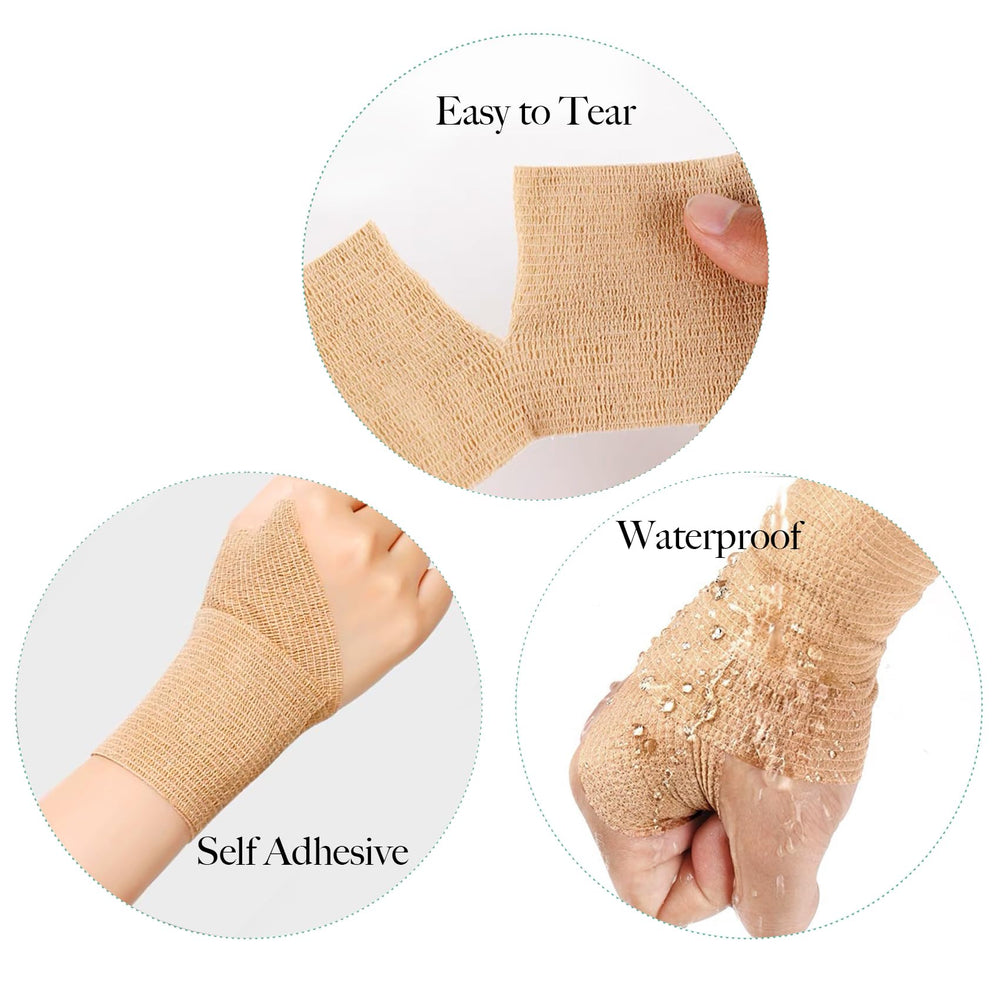 Allruyee stretchable bandage expands up to three times for flexible support