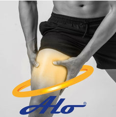 Applying ALO Pain Relief Cream to back after a long day