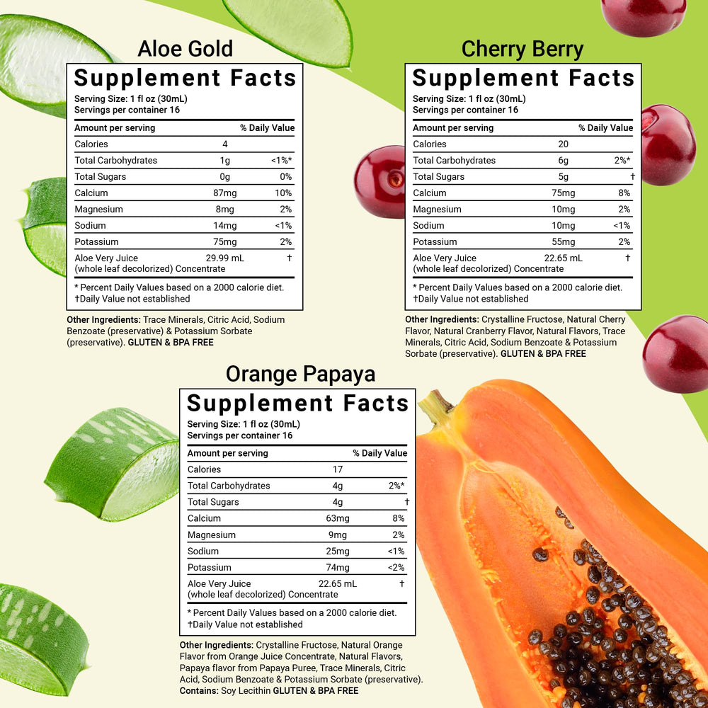 Aloe Life Cherry Berry flavor close-up, offering a naturally refreshing taste.