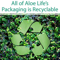 Aloe Life travel-friendly bottle for on-the-go daily use.
