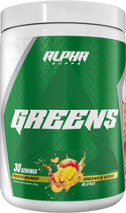 Person adding Alpha Greens to water for a quick daily ritual.