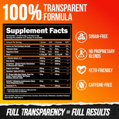 ALPHA LION AlphaSize ingredient label highlighted for cognitive support.
