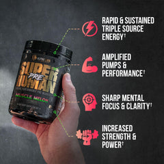 ALPHA LION Citrulline pump-boost visual emphasizes nitric oxide effects