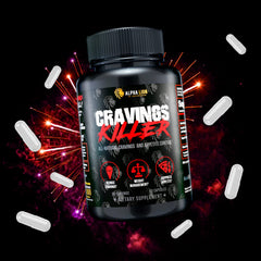 ALPHA LION Cravings Killer daily routine image suggests easy incorporation.