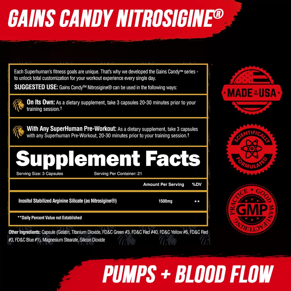 User holding ALPHA LION Gains Candy during a workout for mental focus