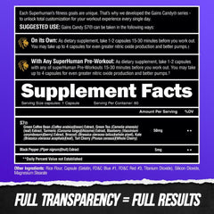 ALPHA LION Gains Candy S7 natural fruit-vegetable blend close-up for vitality.