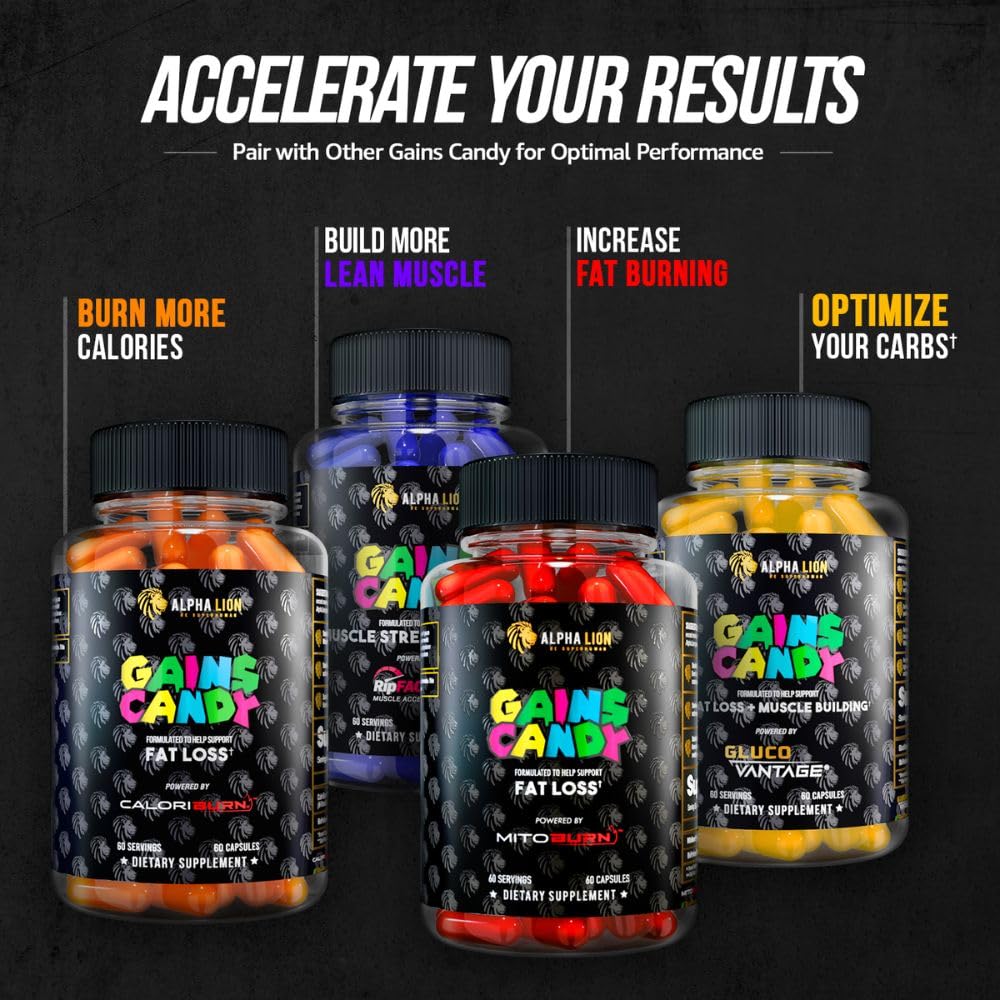 ALPHA LION Gains Candy S7 seven-fruit-and-vegetable blend depiction.