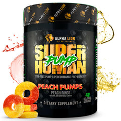 ALPHA LION Superhuman Pump bottle pour for quick gym pumps