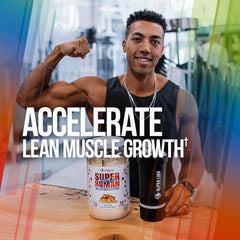 ALPHA LION Superhuman Whey shaker ready for a smooth mix and easy digestion.